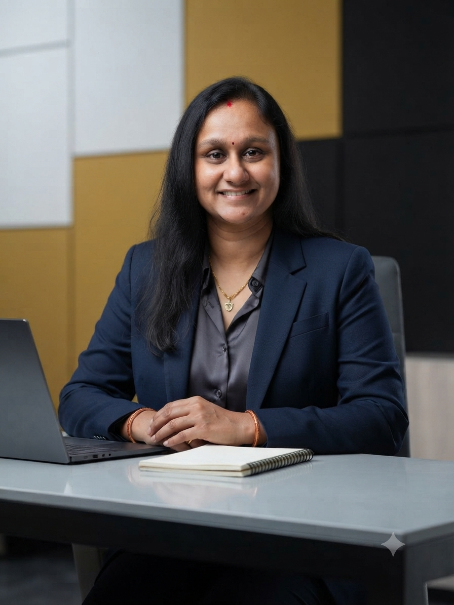 Portrait of Arpita Dwivedi, founder of Avik Consultancy